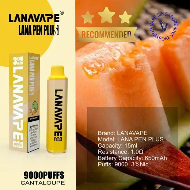 lana-pen-plus-9000-puff-cantaloupe-vape-shop-singapore