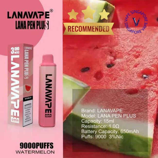 lana-pen-plus-9000-puff-watermelon-disposable-vape-shop-singapore