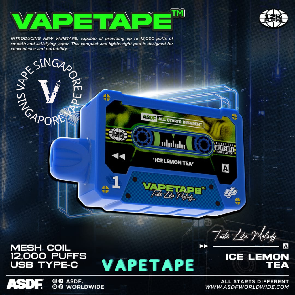 Vape-tape-12k-puffs-sg-vape-shop-singapore-ice-lemon-tea